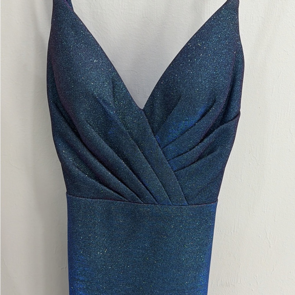 Alyce Paris Midnight Blue Sparkle Dress
